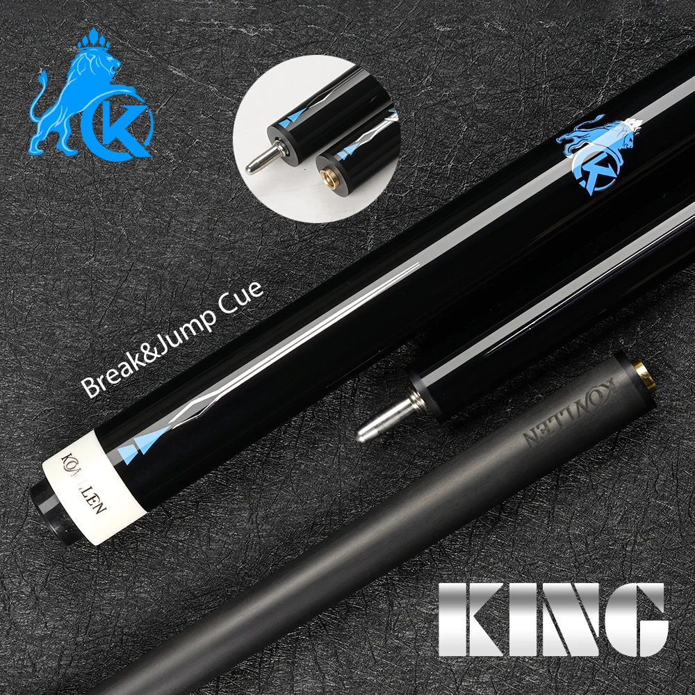 

KONLLEN Carbon Fiber Punch Jump Cue, Uniloc Joint, Professional Break Cue, 3 Pieces, 12.9mm Powerful Break Jump Cue