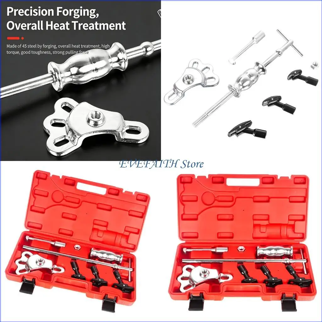 

124B Comprehensive Auto Bearing Puller Set Featuring Sliding Weight