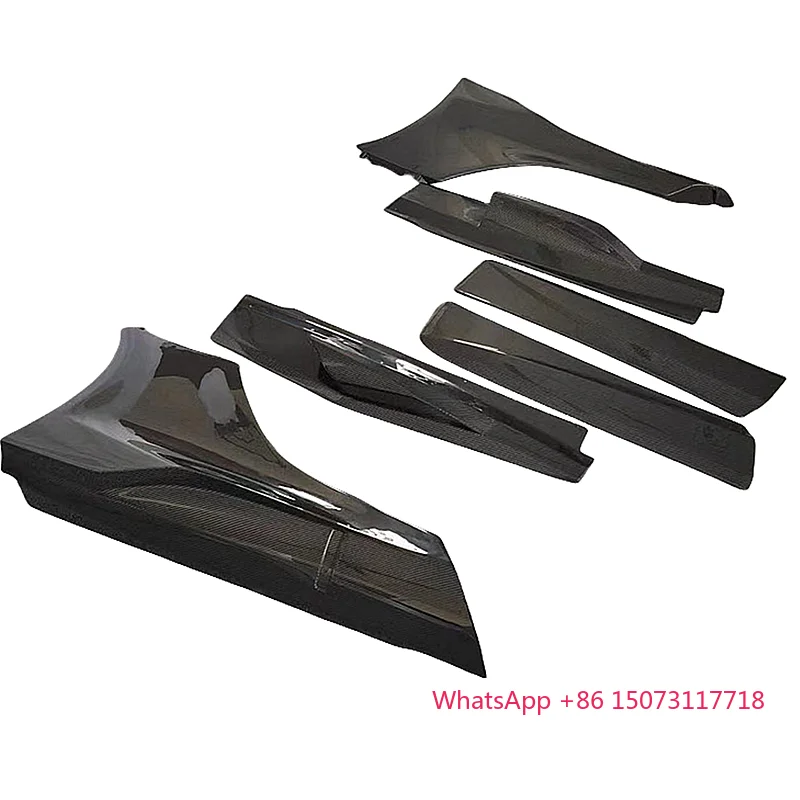 

675LT Style Carbon Fiber Side Skirt for MP4-12C 650S Side Bumper Extension Lips