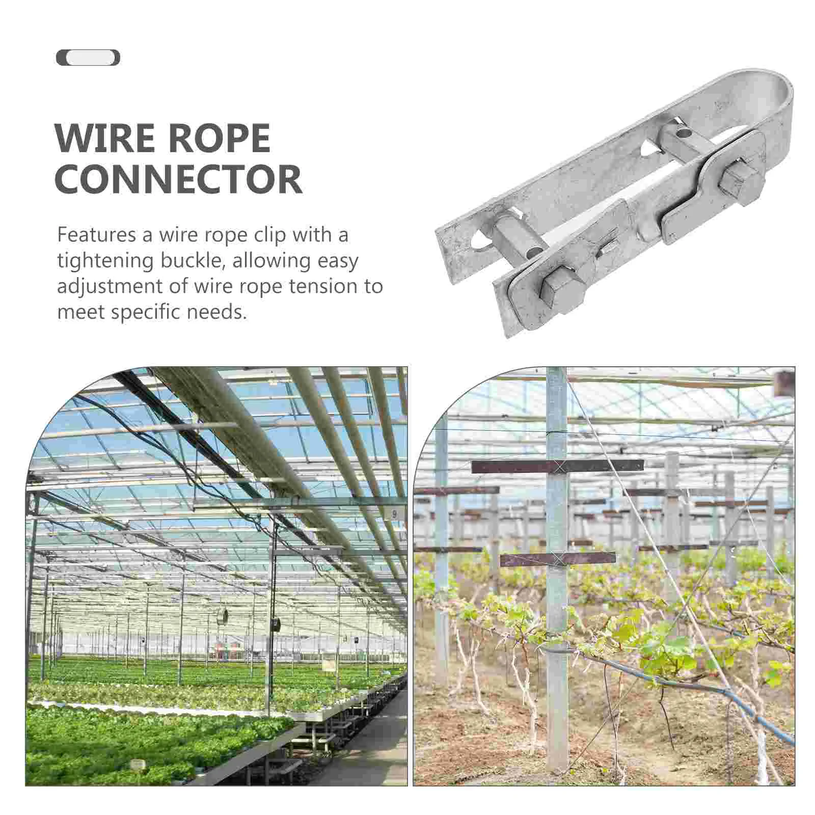 Wire Tensioner Greenhouse Cable Tightener Fence Galvanized Iron Fences Strainer