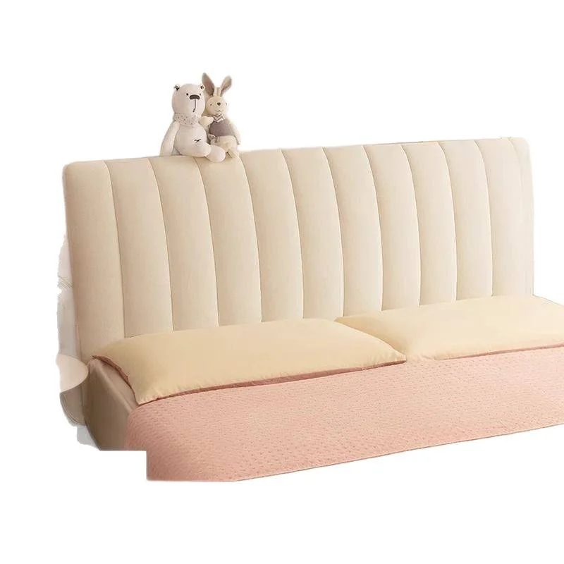 

Bedside cover New cream wind universal all-inclusive thickened cushion soft bag backrest bedside protective cover
