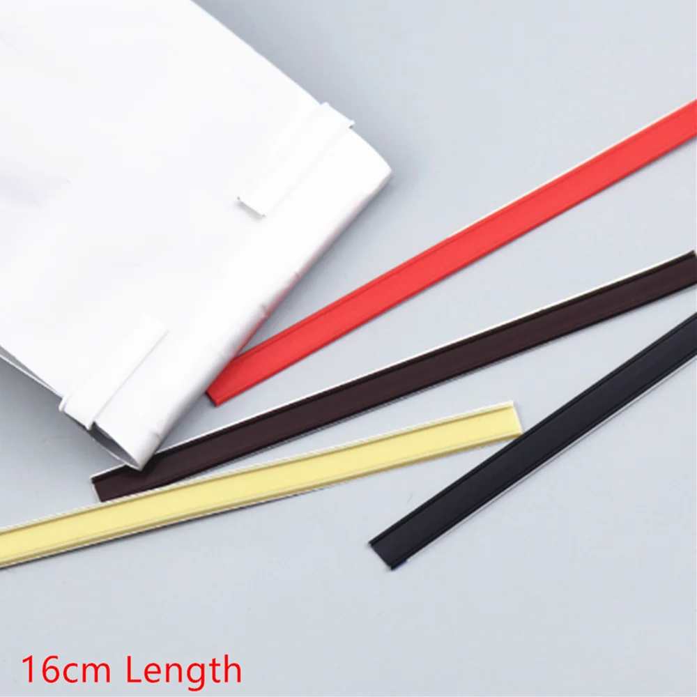 

16cm 20pcs Colors Coffee Bag Sealing Strips - Tea / Dry Food / Milk-powder Packaging Pouch Sealing Clip, Glue resealable Tin Tie