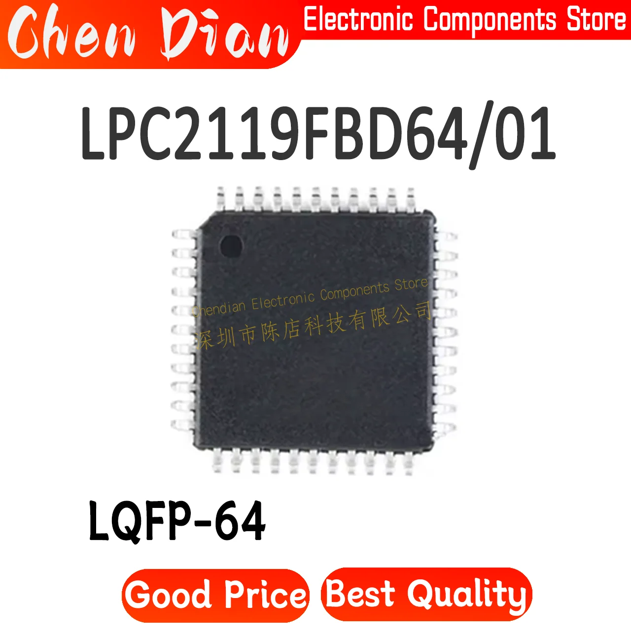 

LPC2119FBD64/01,15 Package LQFP-64 New Original Genuine