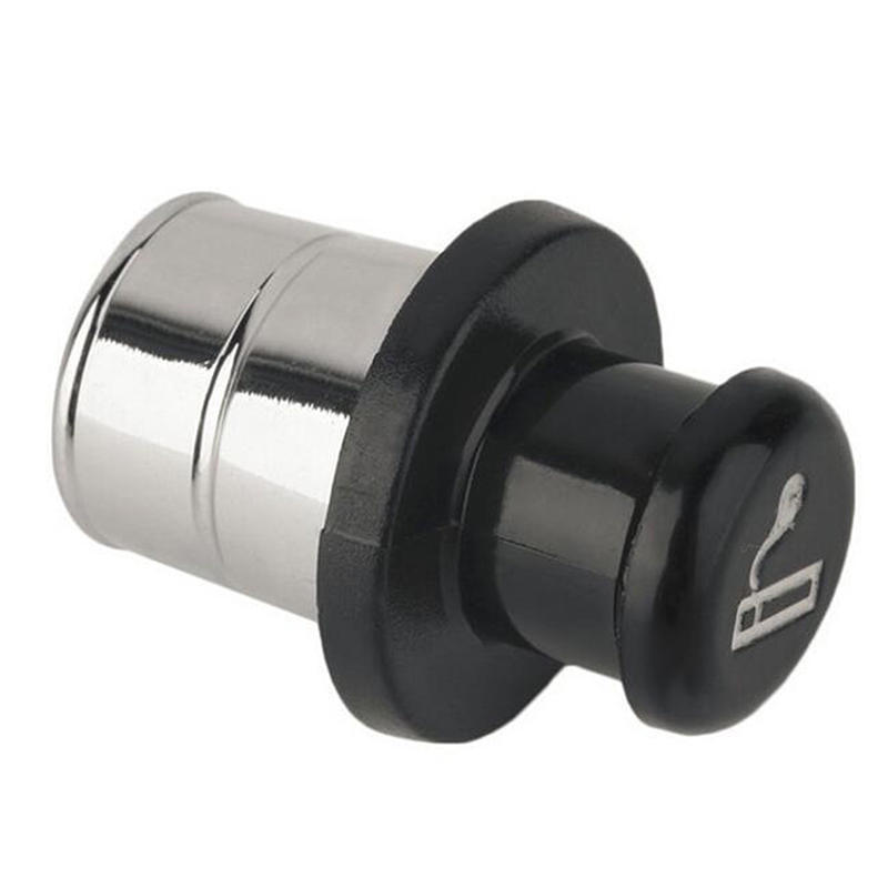  Black Imitation Car Cigarette Lighter Privacy Storage Box Small Storage Box Tobacco Storage Tank Auto Interior Suppplies 