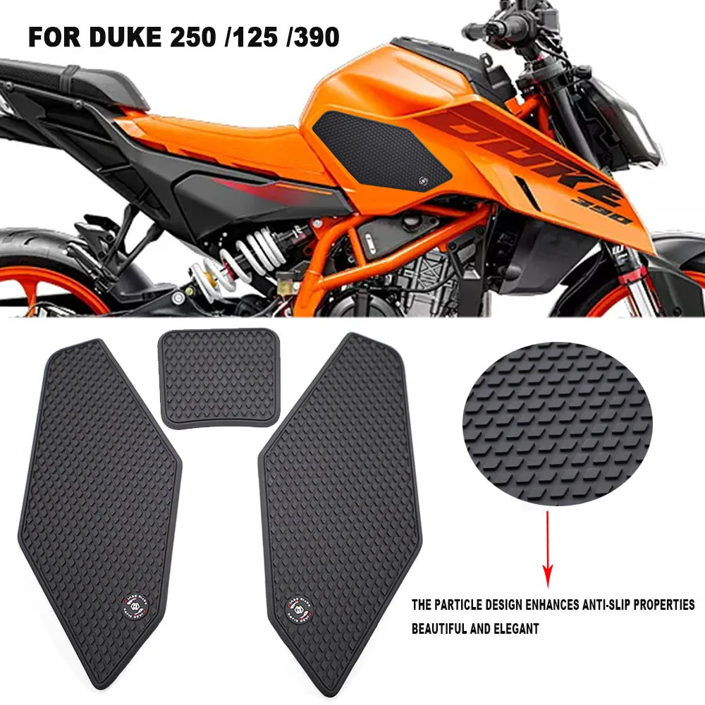 

2024 2025 For 390 Duke duke 250 390 Motorcycle Accessories Non-slip Side Fuel Tank Stickers Waterproof Pad Rubber Sticker