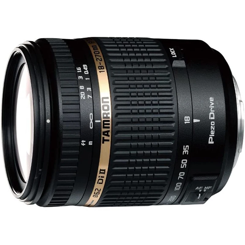 Tamron Auto Focus 18-270mm F/3.5-6.3 Di II PZD All-In-One Zoom Lens with Built in Motor for Sony DSLR Cameras (Model B008)