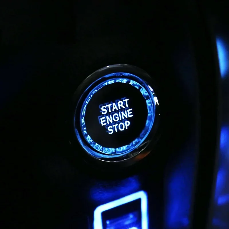 سيارة كريستال محرك بدء وقف التبديل زر ABS غطاء زر الإشعال اكسسوارات السيارات لكزس ES RX NX LX هو GS CT GX #2