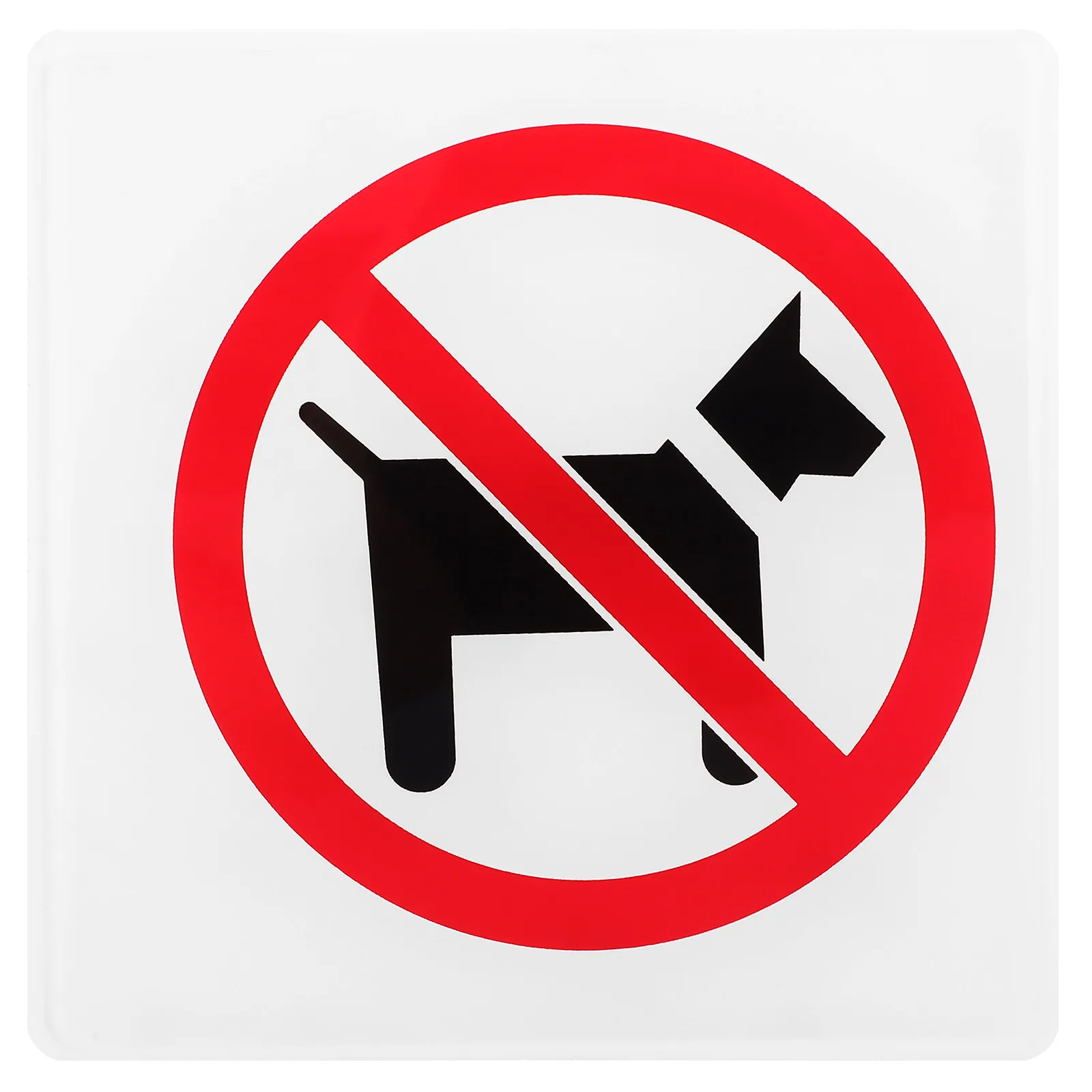 No Pet Allowed Sign Business Notice Dog Animal Warning Signs Dogs for Forbid inside Door