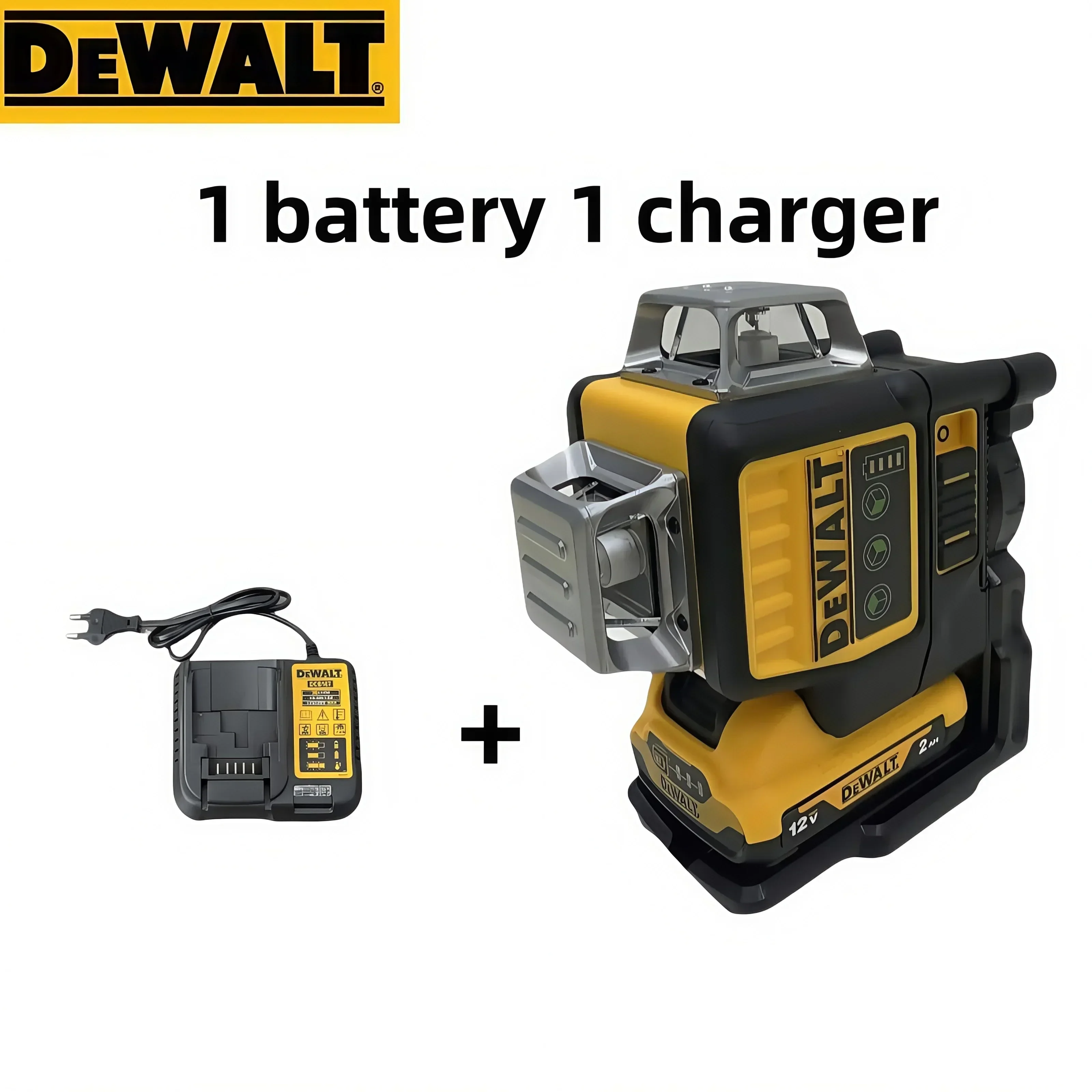 

Лазерный нивелир Dewalt DW089LG 360° с 12 зелеными линиями, 3-сторонний, для горизонтальной и вертикальной разметки, 12В, аккумуляторный, для наружных работ, модель 2025 года, новинка