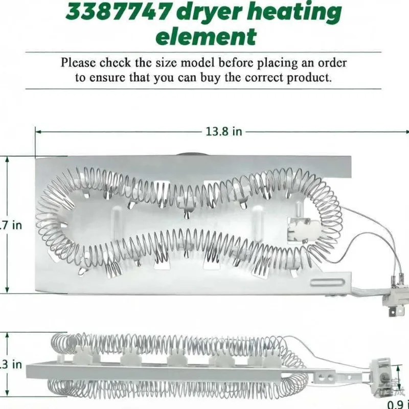 

3387747 WP3387747 Dryer Heating Element Replacement for Maytag Whirlpool Kenmore Dryer - Replaces 8527865 W11344457 W11045584