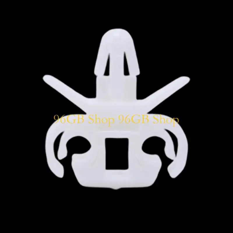 96GB Automotive Brake Line Support Clip Set, Black Plastic Push Mount Fasteners for Brake Hose Service, Brake Line Support, and
