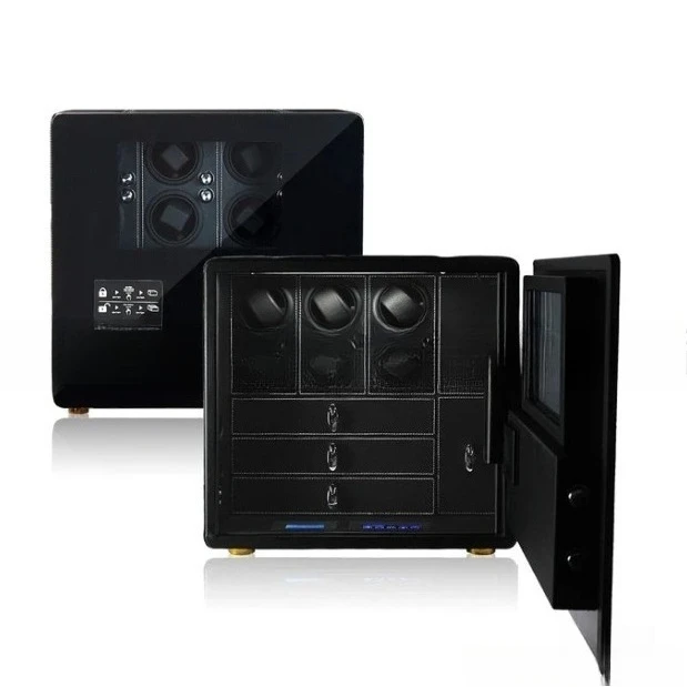 Watch shaker, safe, mechanical watch, safe deposit box, electronic lock.