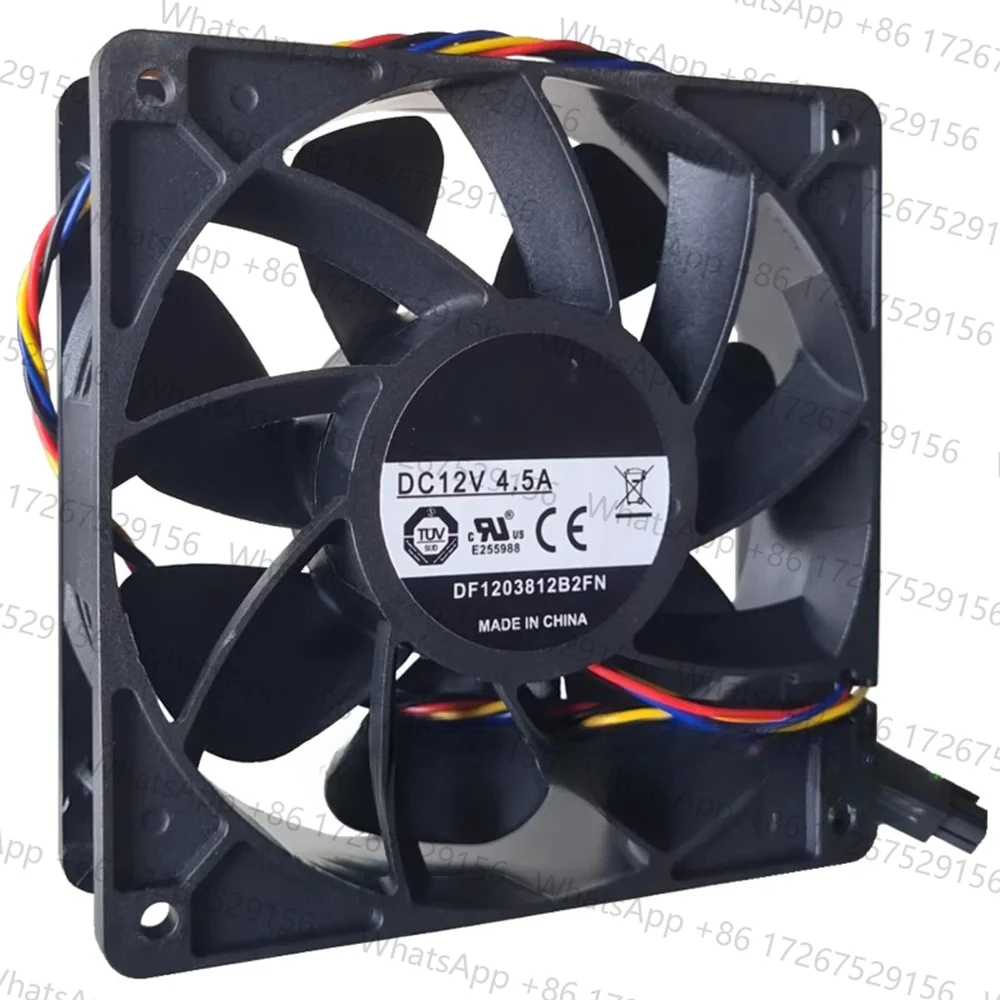 New Cooler Fan for DF1203812B2FN 12038 12V 4.5A 12CM Avalon 1066 Violent Cooling Fan 120*120*38mm