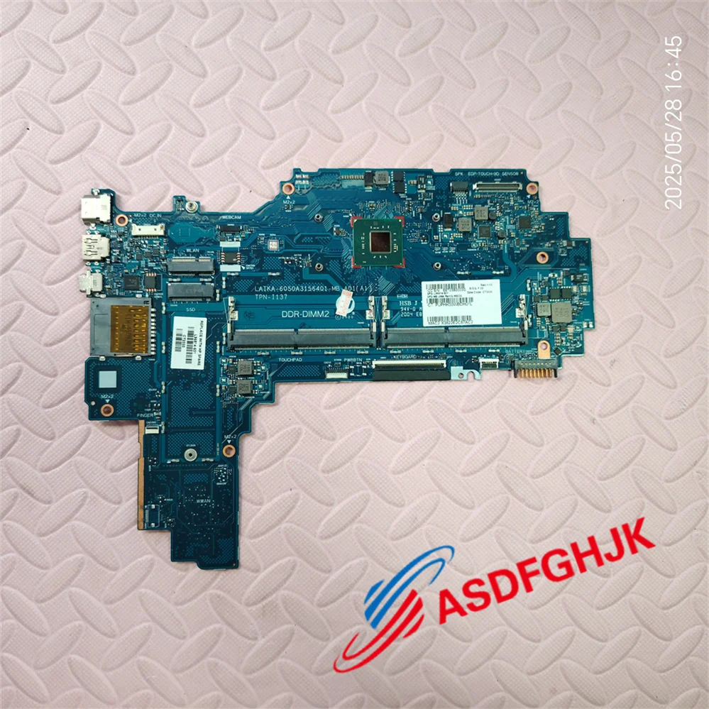 

Genuine FOR HP Pavilion 14-DW Motherboard Main Board WITH Pentium N5030 L96514-601 6050A3156401-MB-A01