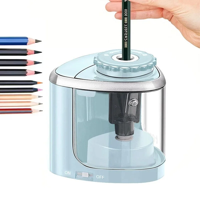 Automatic Electric Pencil Sharpener Pencil Sharpener 6-8mm Pencil Sharpener For Home Office School Student Kids Adults Supplies