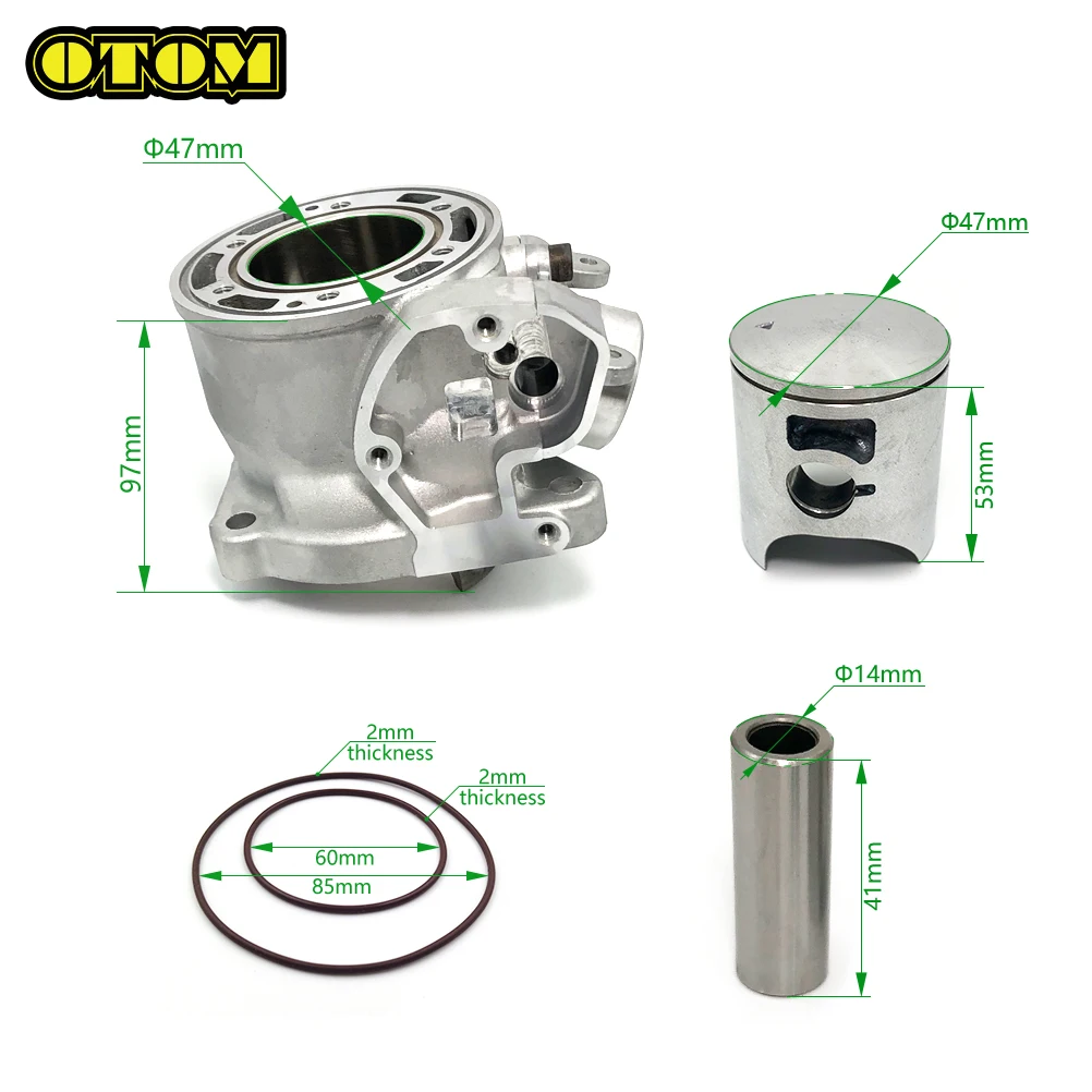 For KTM HUSQVARNA Motorcycle 85cc Cylinder Kit Piston Pin Ring Gasket Seal Bearing SX85 2013-2017 TC85 2014-2017 Koshine XN85