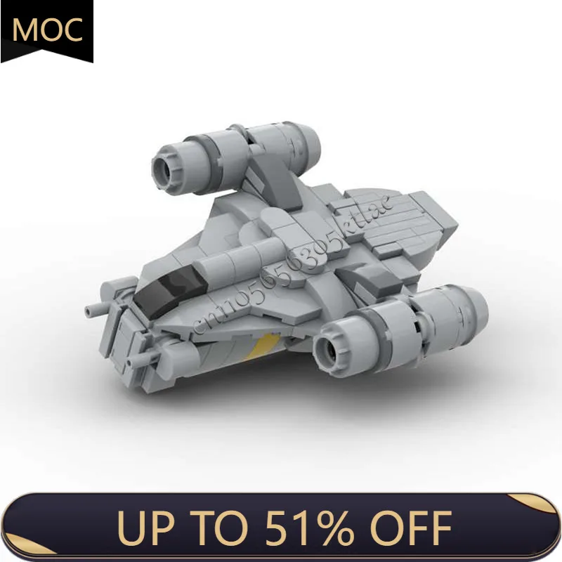 

141 PCS War Series Customized MOC Starship Building Blocks Technology Bricks DIY Creative Assembly For Adult Toys Holiday Gifts