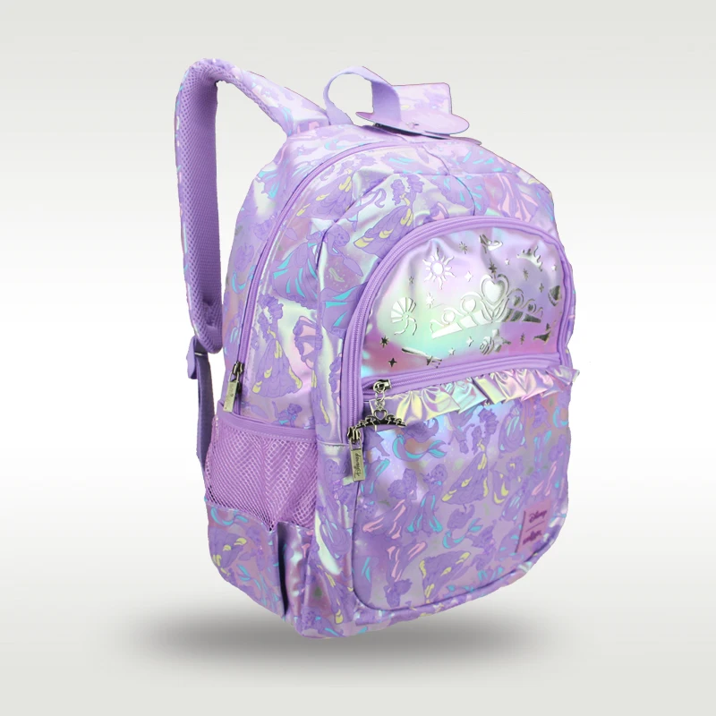 Australia Smiggle original hot-selling children\'s schoolbag girl purple versatile high-quality cute schoolbag 16 inches