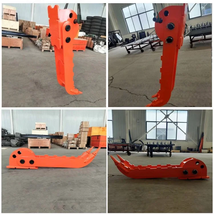 นิ้วมือจับของขุด 4 นิ้ว รุ่น SF10 สำหรับตักและวางของ ปรับแต่งได้ แบบกลไกและไฮดรอลิก