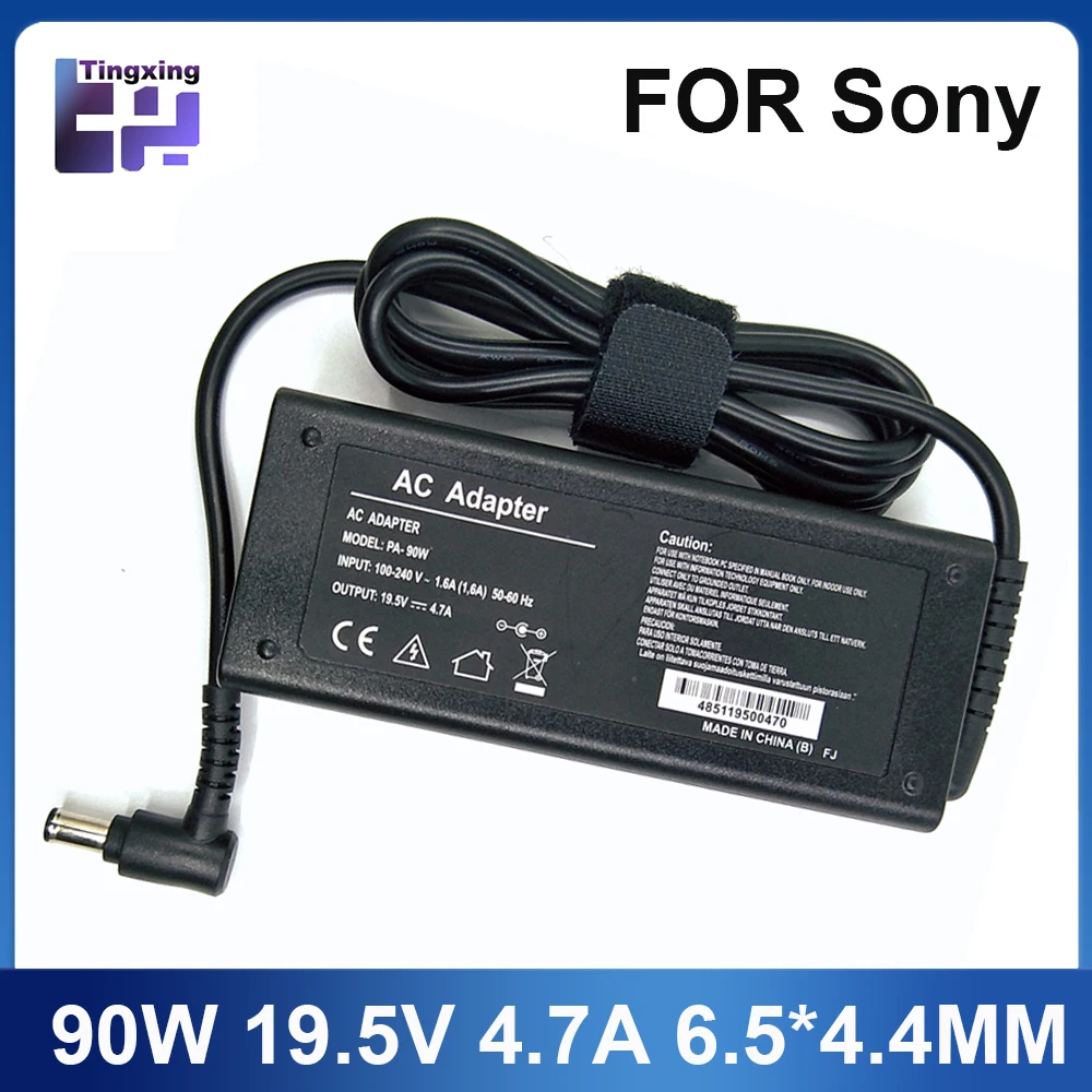 19.5V 4.7A 90W 6.5*4.4mm Charger AC Laptop Adapter For Sony Vaio PCG-61511L VGP-AC19V20 VGP-AC19V29 VGP-AC19V31 VGP-AC19V32 33