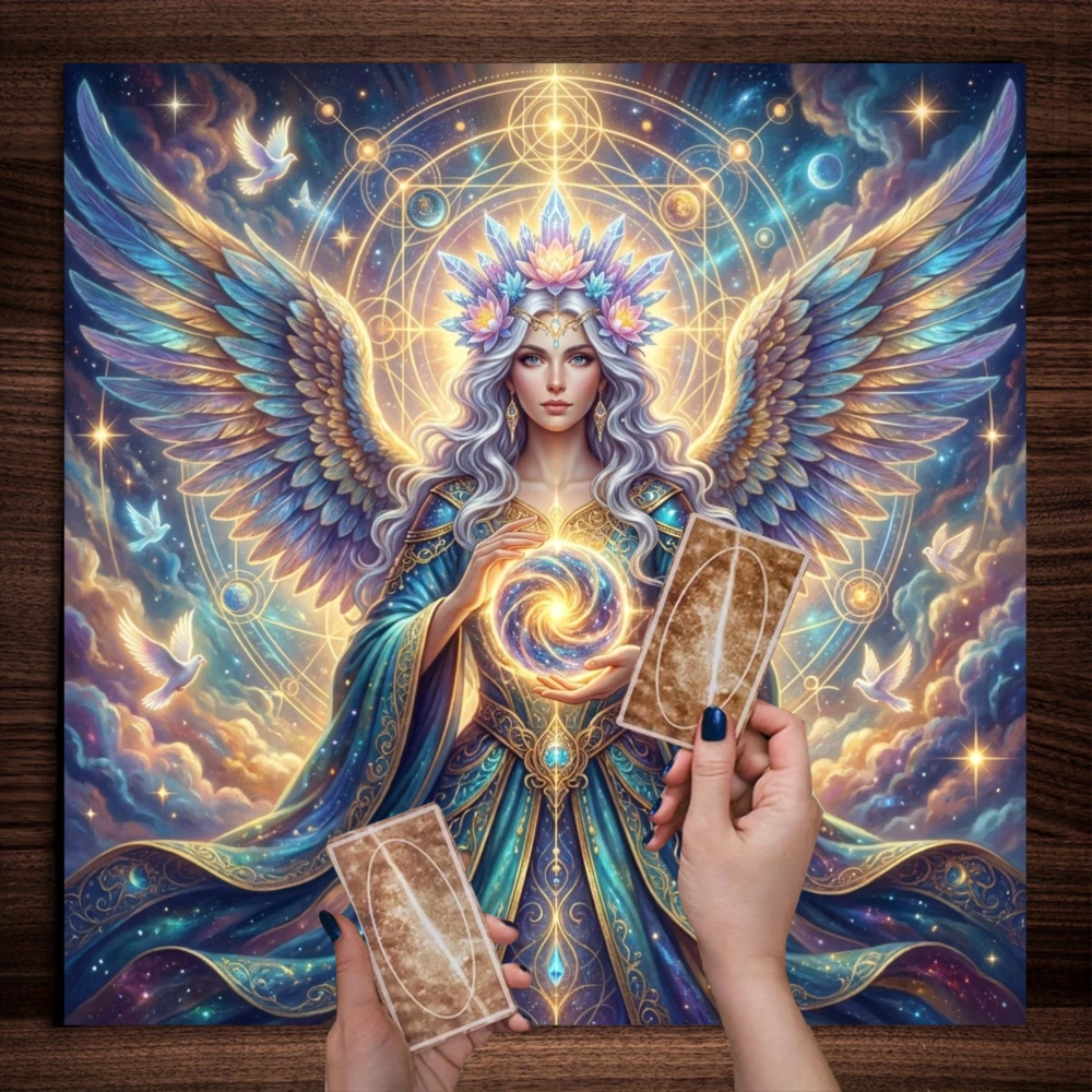 Tarot Cloth Neutral Tarot Cloth Astrology Sun 1Pcs 2D printing send a tablecloth, fantasy fantasy starlight sacred wind, starry