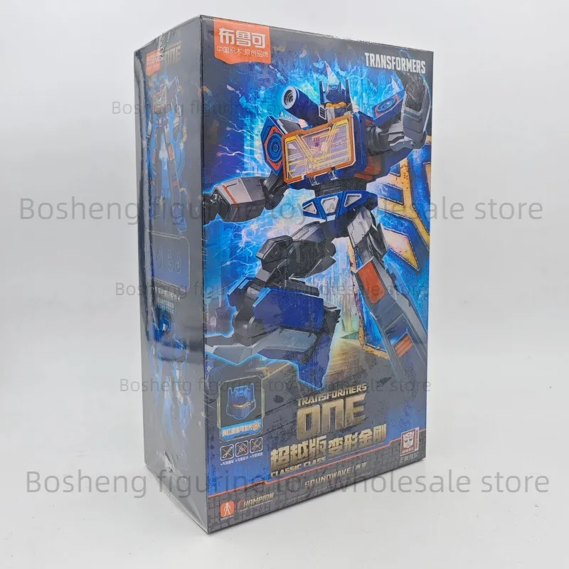 Originele Blokees Getransformeerd Speelgoed Shockwave Soundwave Ironhide Anime Figuur Actie Montage Bouwstenen Model Speelgoed
