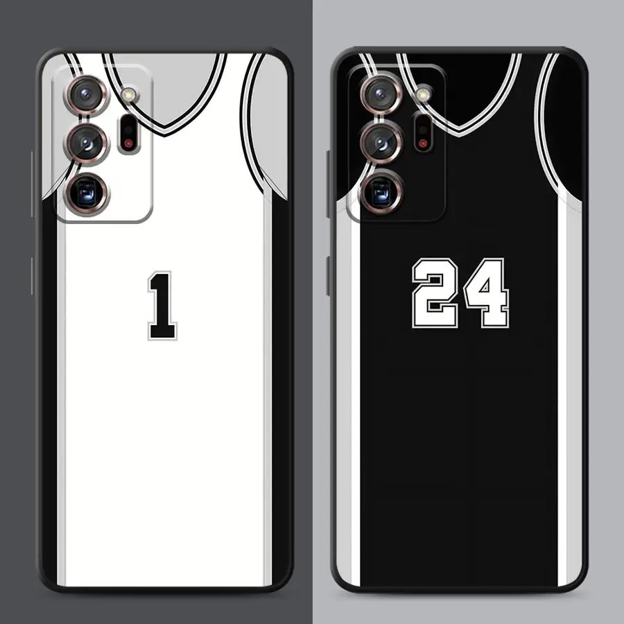 

Basketball Digital Design Case for Samsung Galaxy Note S8 S10 10 Plus 20 Ultra S9 8 9 Black Soft Phone Cover