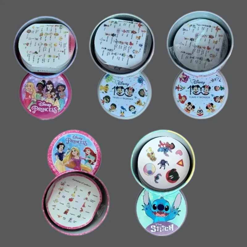 

Настольные игры 2026 Doble Box для детей: карточные игры Spo It, интерактивные развивающие игры Find A Different (поиск различий) в жестяной упаковке