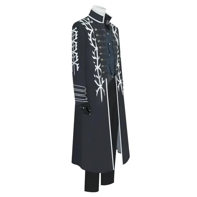 

25COSDMC Вергил Косплей Фэнтезийный Костюм Маскировка для Взрослых Униформа Куртка Брюки Ролевая Игра Необычные Платья Наряды Хэллоуин Карнавал