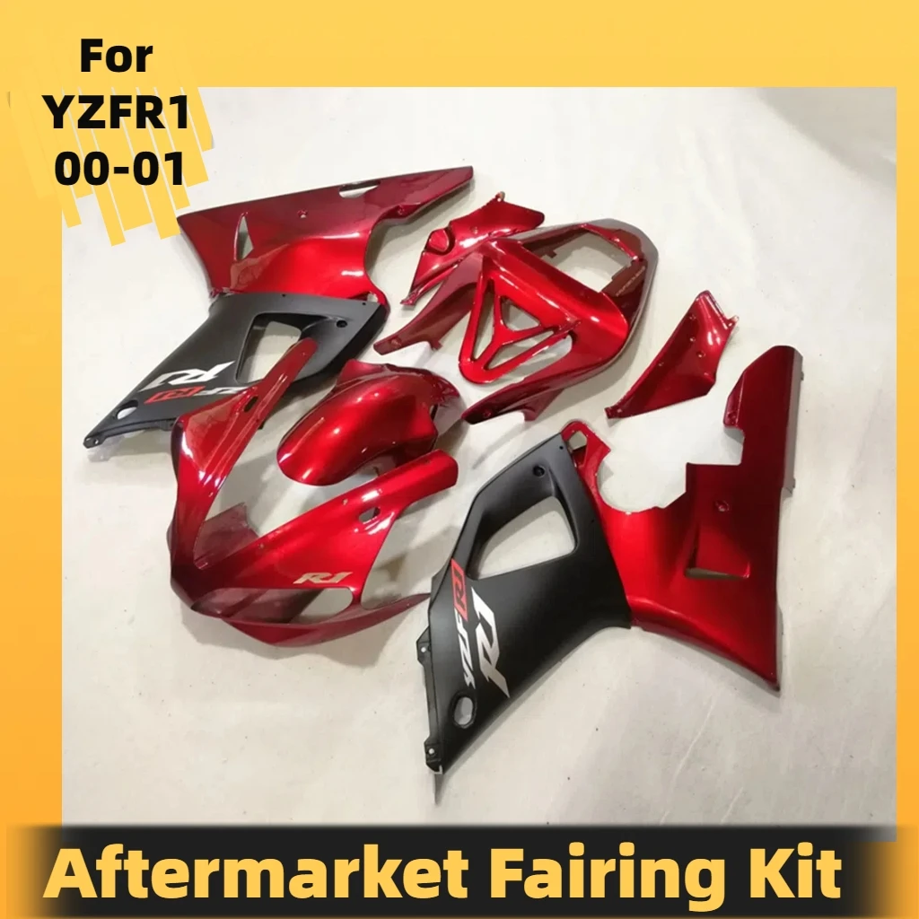 

Free Custom Fairings for YAMAHA R1 00 01 ABS Plastic Injection Prime Aftermarket Motorcycle Fairing Kit R1 2000 2001
