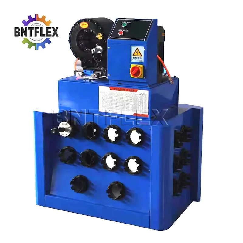 Factory Automatic 1/4-2'' Hydraulic Hose Pipe Pressing Tool Crimper Excavator Hose Crimping Machine