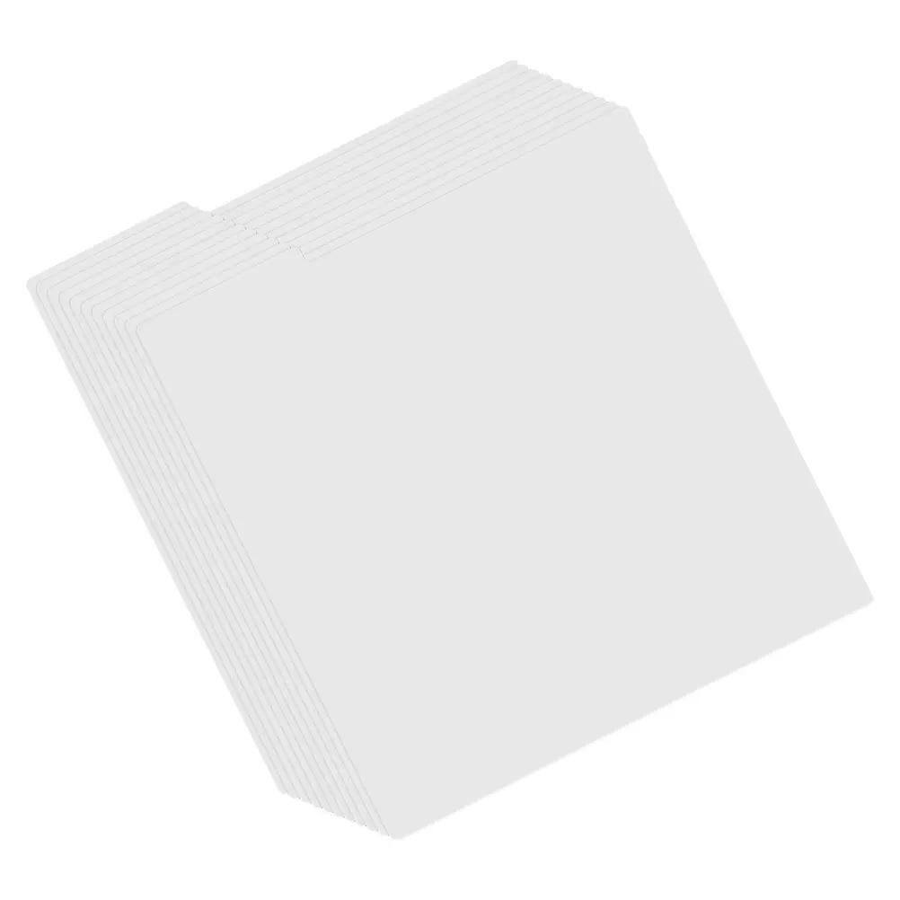

15 Pcs Record Divider Vinyl ganizer Bookshelf Dividers Shelf Plates for Bookcase Practical Separators Plastic Albums Storage