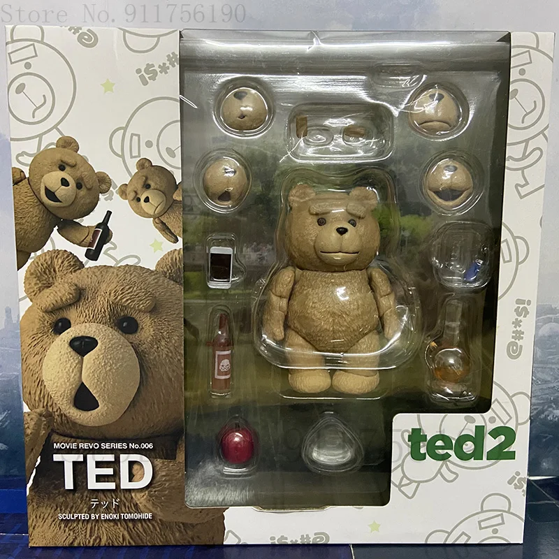 Movie TED 2 Ted Teddy Bear BJD Figure Action Figure Collectable Model Toy 10cm Gift