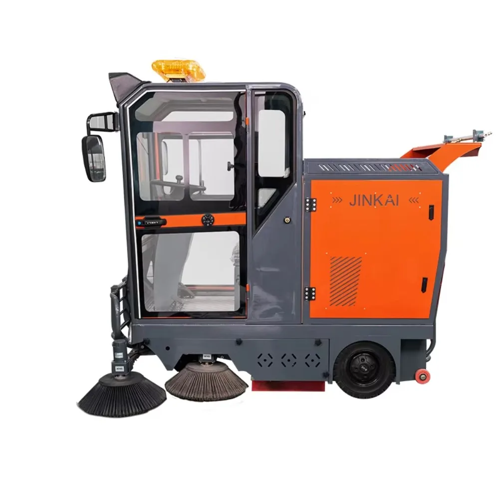 ZMX-S1900 High Power Street Sweeper Truck Hot Sell Ride-On Floor Sweeper for Leaf Collection Road Sweeping Vehicle