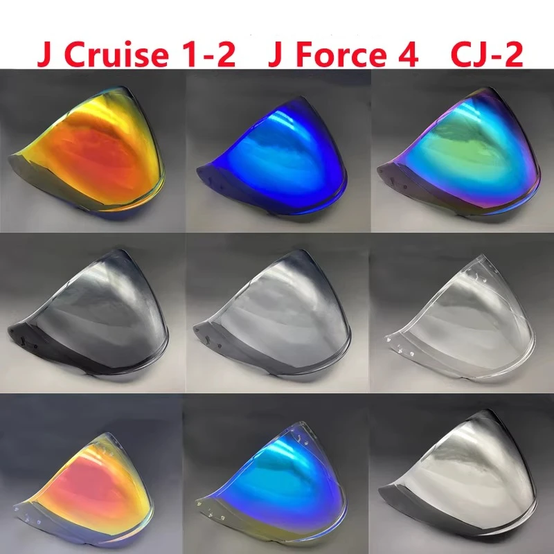 J-Cruise Lenses Are Compatible with J-Cruise 1/2/3 J-Force4 Half-helmet Mirrors for Day and Night Use