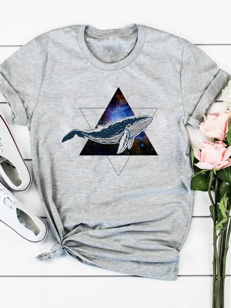 Roupas femininas praia animal tendência 90s moda verão camisetas dos desenhos animados camisa feminina manga curta impressão t topo gráfico