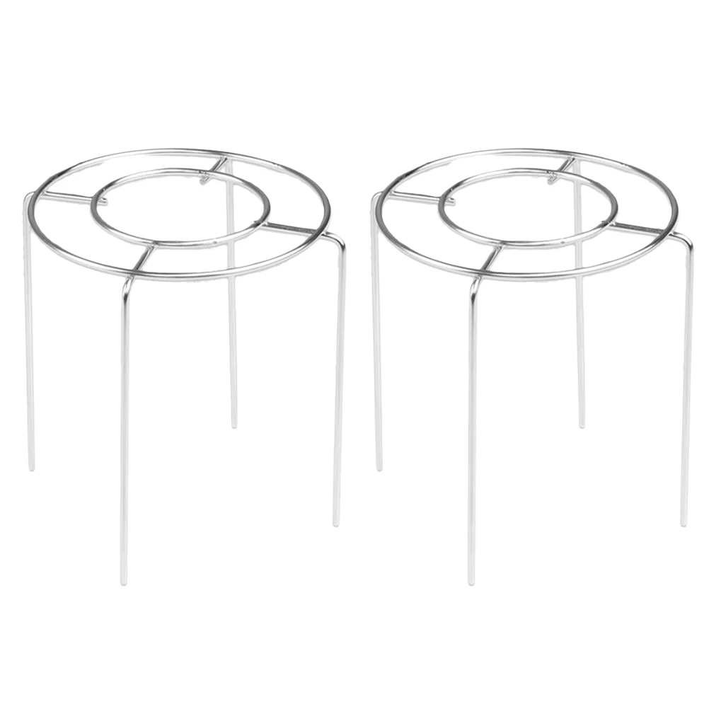 

Stainless Steel Round Steamer Rack Cake Cooling Rack Baking Cake Stand Holder (Diameter 127cm Silver)
