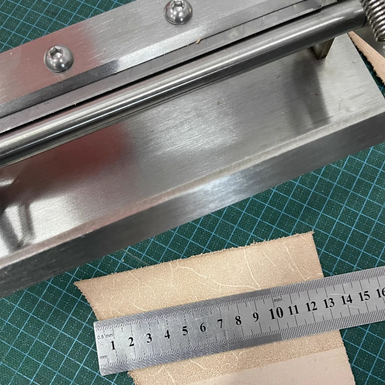 آلة تقشير الجلد المصنوعة يدويًا، حزام جلدي، مجرفة أرق، جلد مصنوع يدويًا #3