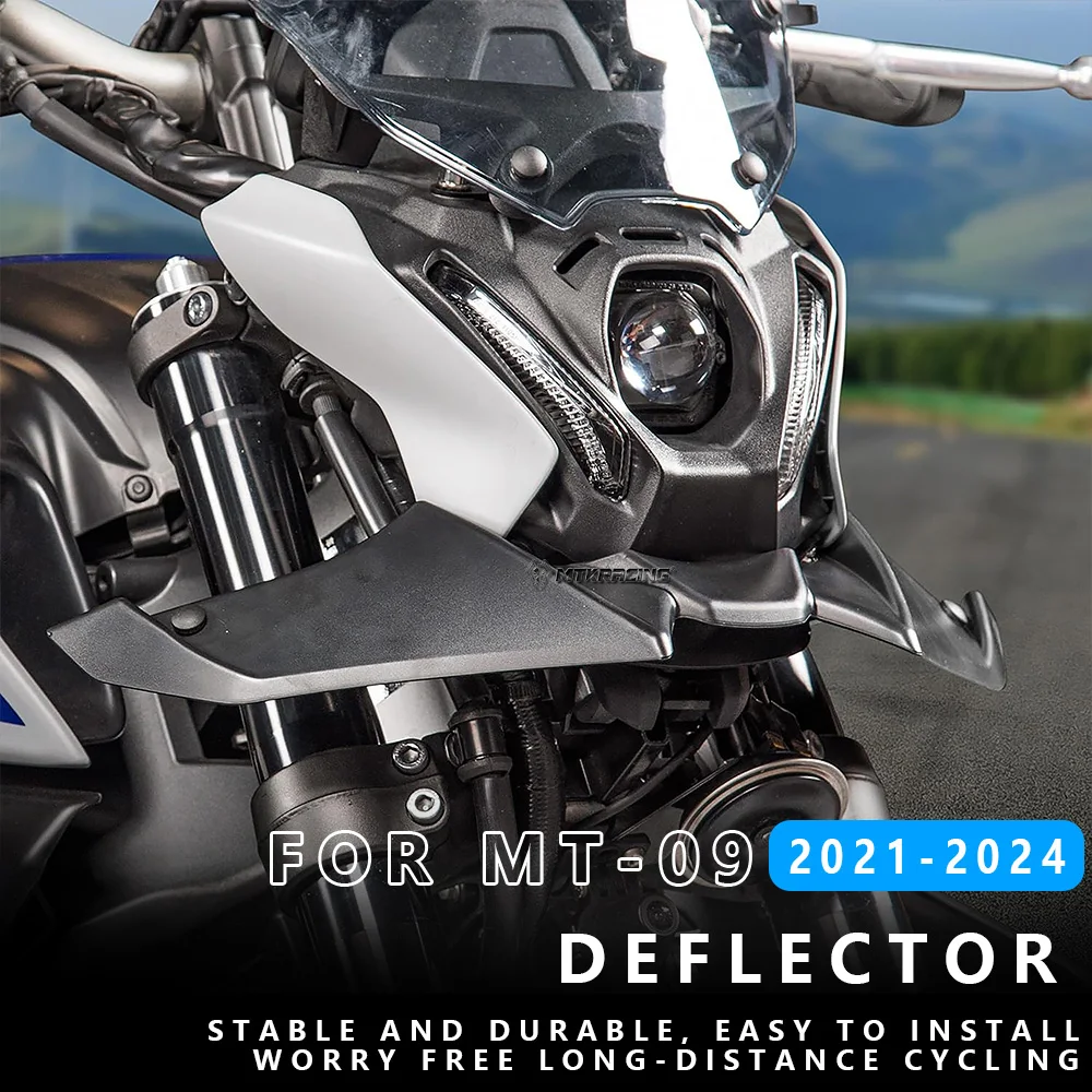 

MTKRACING For YAMAHA MT-09 2021-2024 Front fairing winglet aerodynamic wing shell protection kit