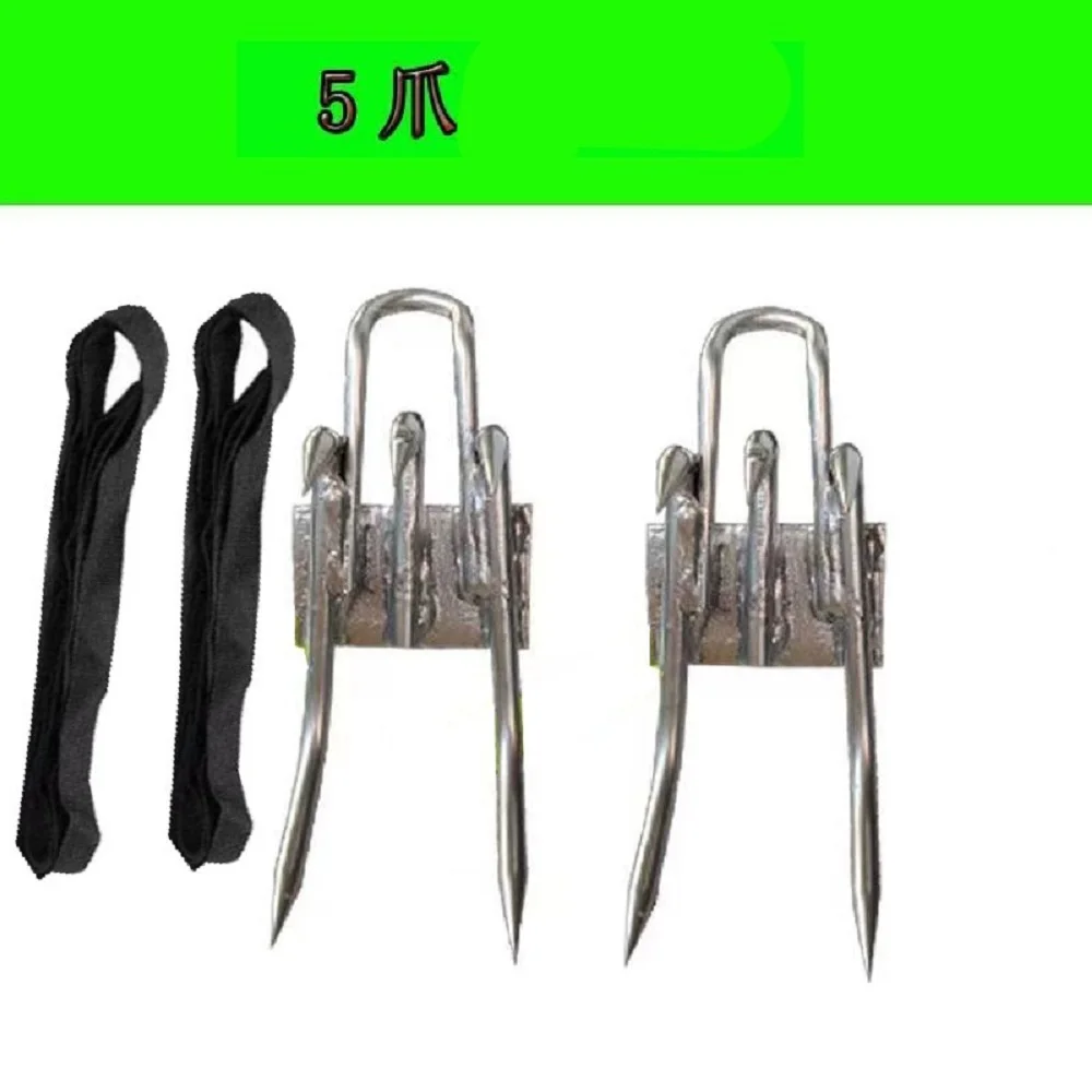 Outdoor Tree Climbing Tool Pole Climbing Spikes For Hunting Shoes Tree Steel Climbing Simple Picking Observation Fruit Use