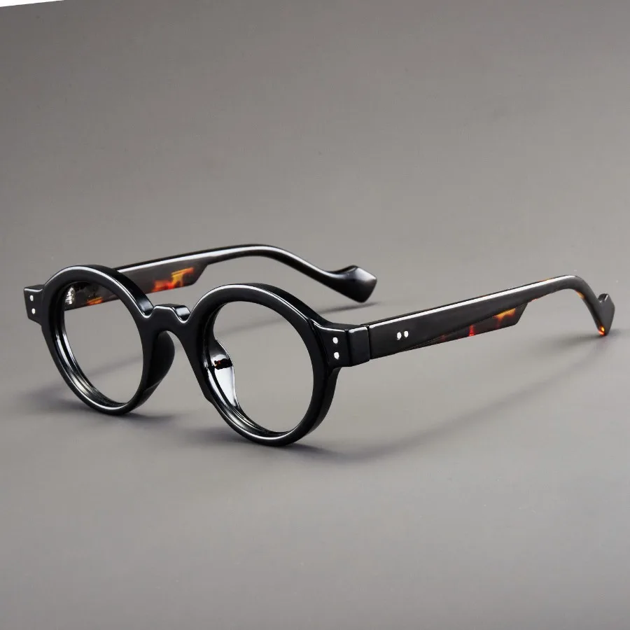High-end new retro presbyopic glasses, round-frame presbyopic glasses, anti-blue light for men and women, Japanese smart zoom f