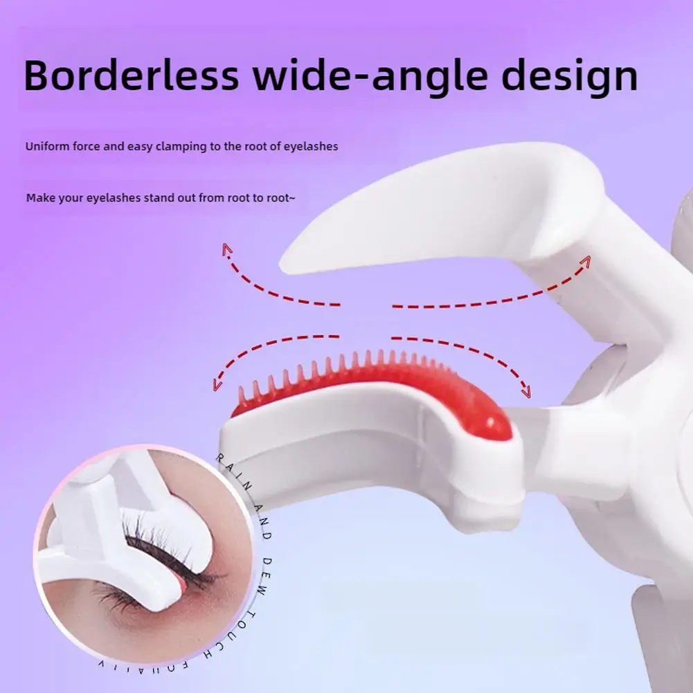 

Frameless Heated Eyelash Curler Intelligent Temperature Eyelash Device Long-lasting Curling Control Rechargeable J0P2