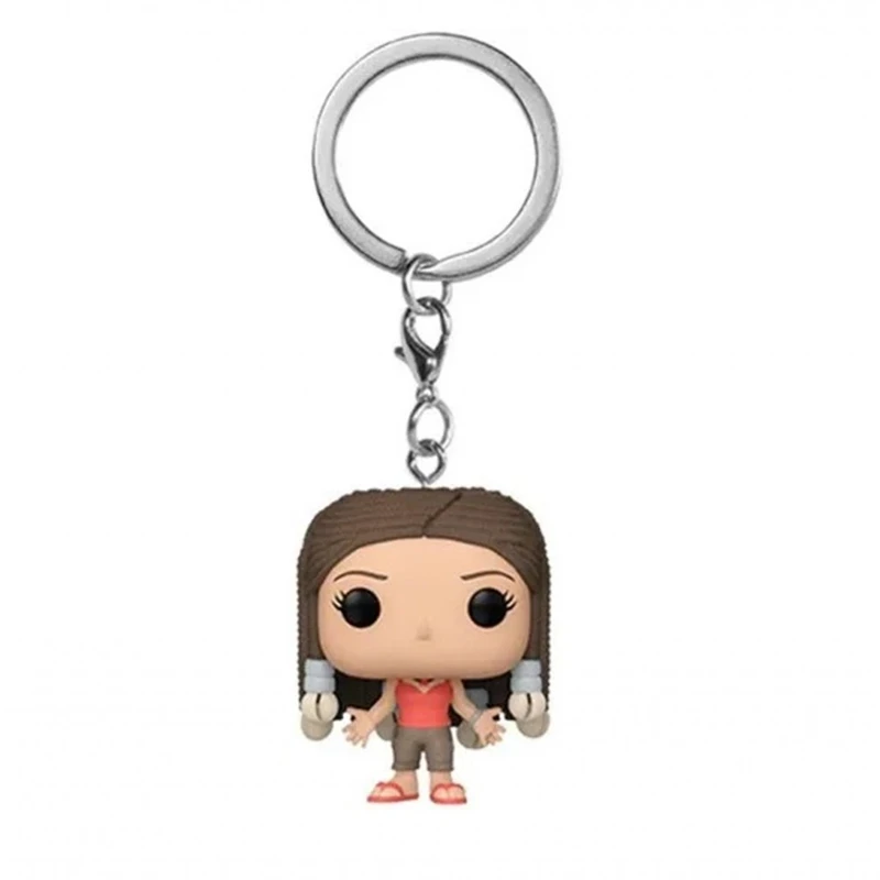 Newest FUNKO POCKET Keychain Friends series Ross Geller Monica Joey Rachel Green Keychain Action Figure Toys for Ornaments