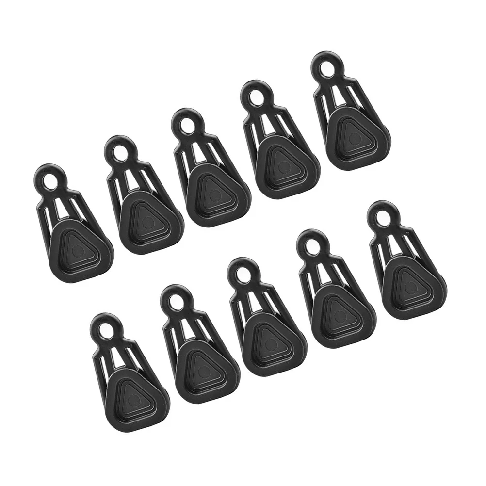 

10Pcs Tent Clips Outdoor Heavy Duty Windproof Camping Tarp Clamp Portable Lightweight Tent Clamp Tools Tarp Clip