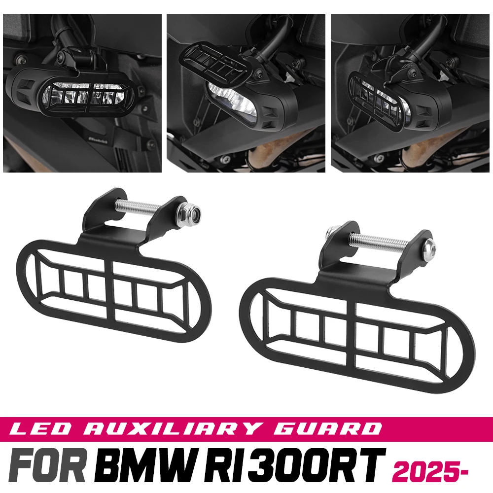 

For R1300 RT Fog lamp Protection Covers for BMW R1300RT 2025 2026 R 1300rt Motorcycle Headlight Guards Auxiliary Headlight Guard