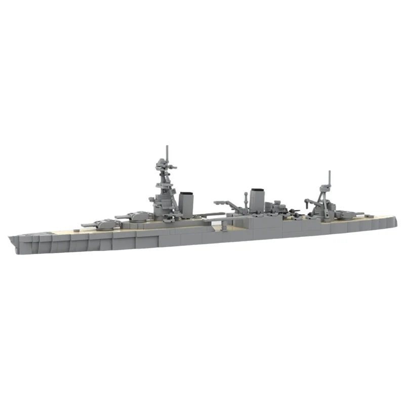 

662pcs MOC USS Houston 1 300 Scale Boat Model Building Blocks Construction Toy Christmas Gifts DIY Creative Idea Education Brick