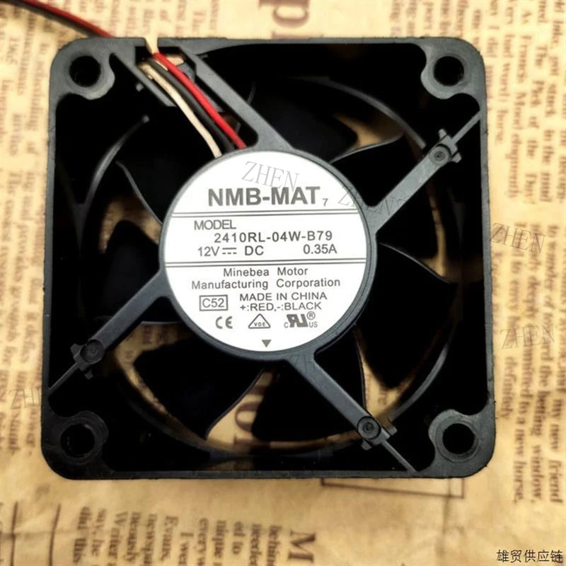 S New for NMB 2410RL-04W-B79 12V 0.35A 3pin cooling fan#QW