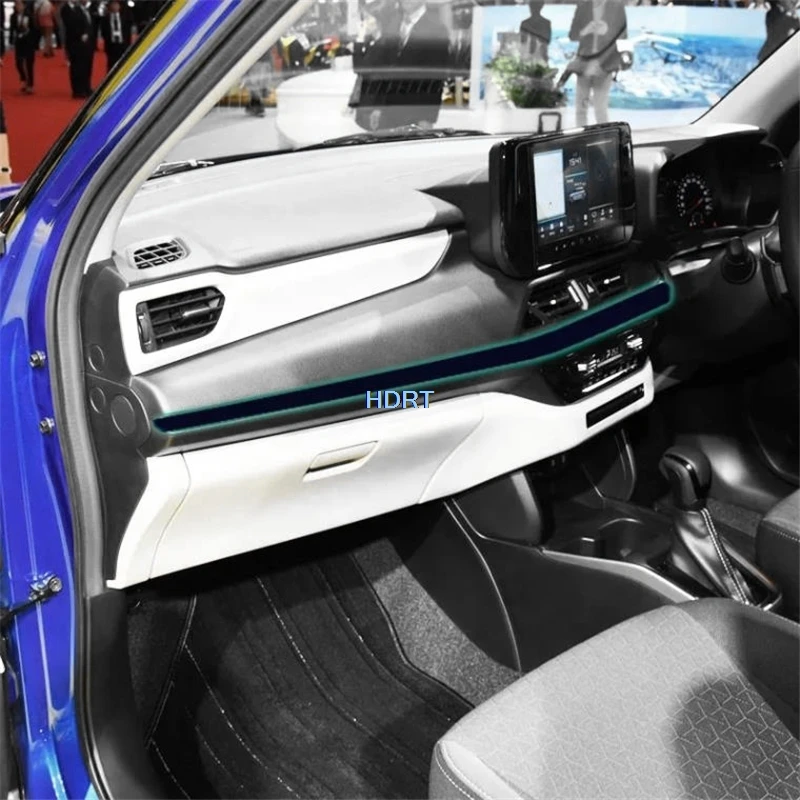 Car Style Steering Wheel Center Console Molding Front Door Inner Armrest Trim Gear Shift Frame Interior For Suzuki Swift 2024 +