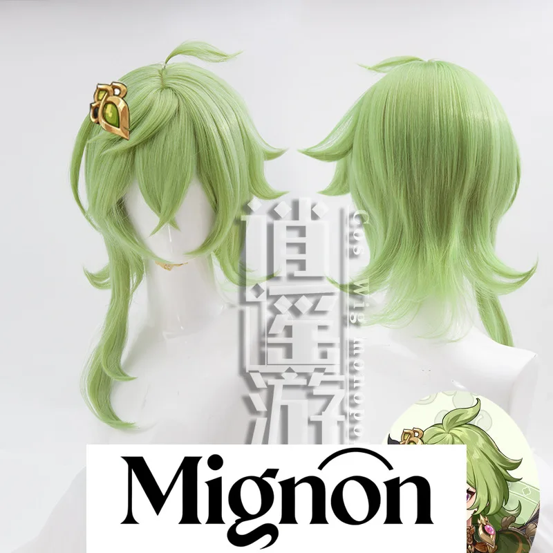 Genshin Impact Collei Cosplay Perücke Silikon Simulation Kopfhaut Top Halloween Geschenk