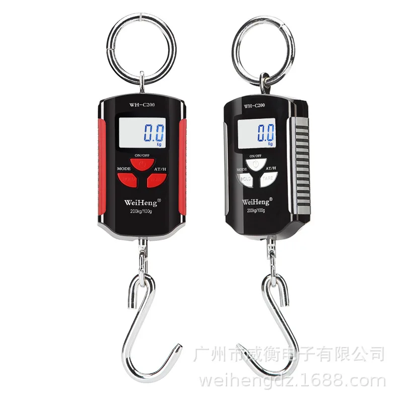 

Suitable forWH-C200 Portable Electronic Hook Scale Hunting Scale Mini Portable Electronic Hook Scale Weighing Pig and Sheep 200k